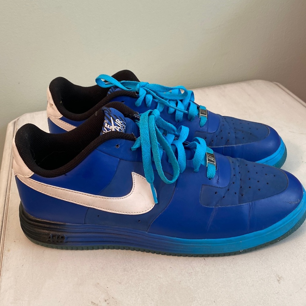 Nike Air Lunar Force1 blue shoes629970-400